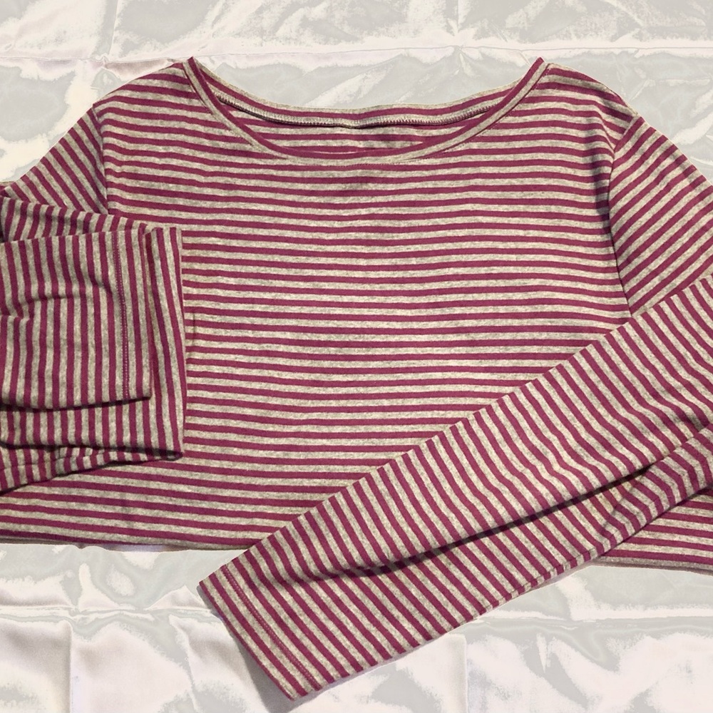 Talbots Striped Long Sleeve Top